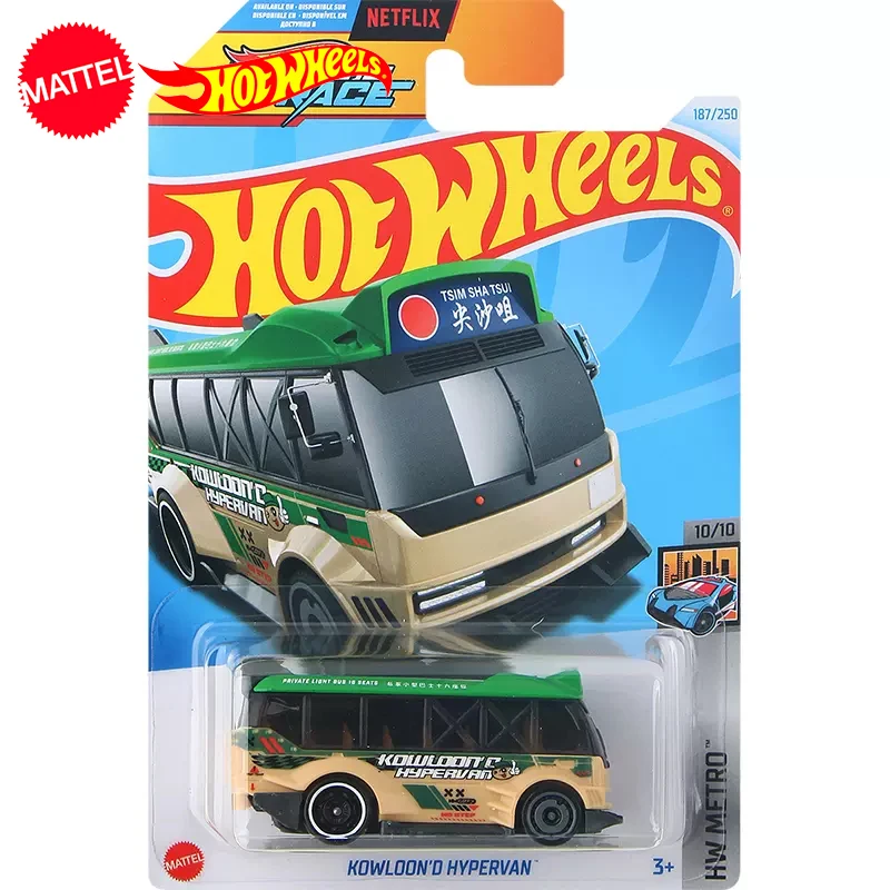 

Оригинальный автомобиль Hot Wheels 24K, Kowloon D Hypervan, Гоночные Игрушки для мальчиков, масштаб 1/64, литая модель автомобиля из сплава, автобус, подарок на день рождения