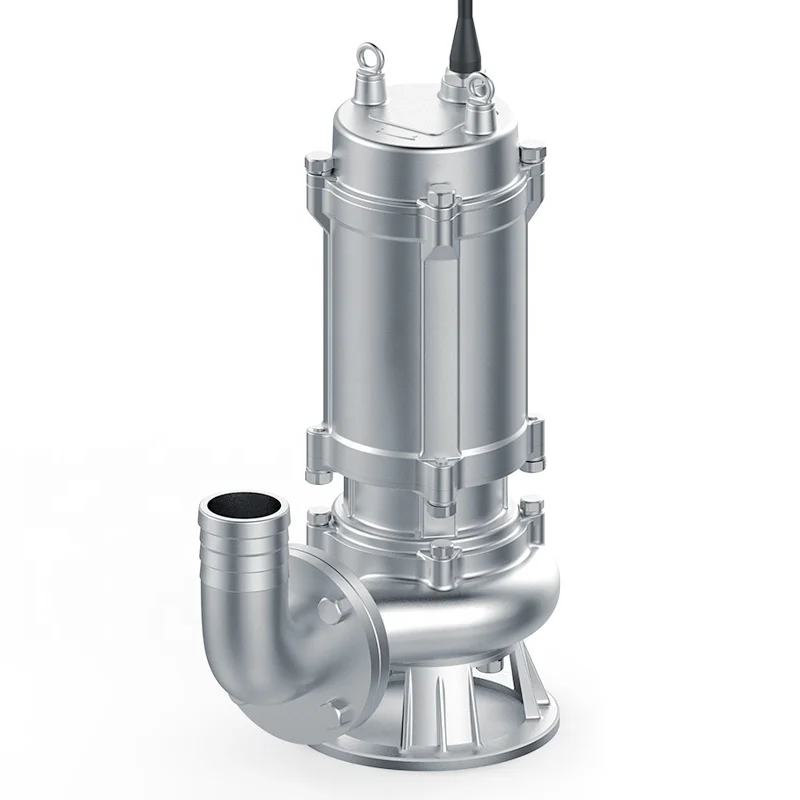 Bomba de esgoto submersível centrífuga da desidratação da máquina de corte da máquina de moer da bomba de esgoto