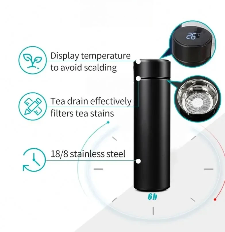 Women Creative Portable Handle Color Crystal Rhinestone Diamond Bling Bling Stainless Steel Vacuum Thermos Flask Water Bottle