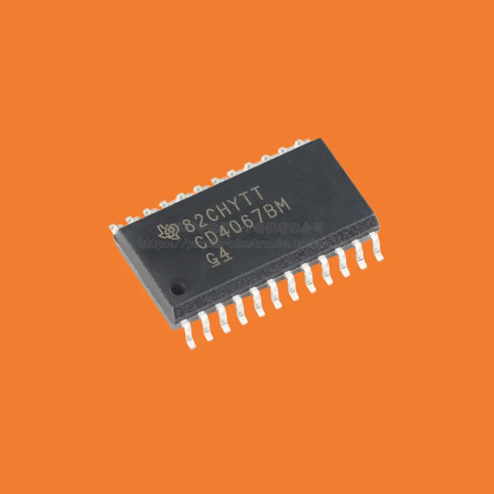 10PCS/original genuine CD4067BM96 SOIC-24 CMOS single channel 16 channel analog multiplexer chip