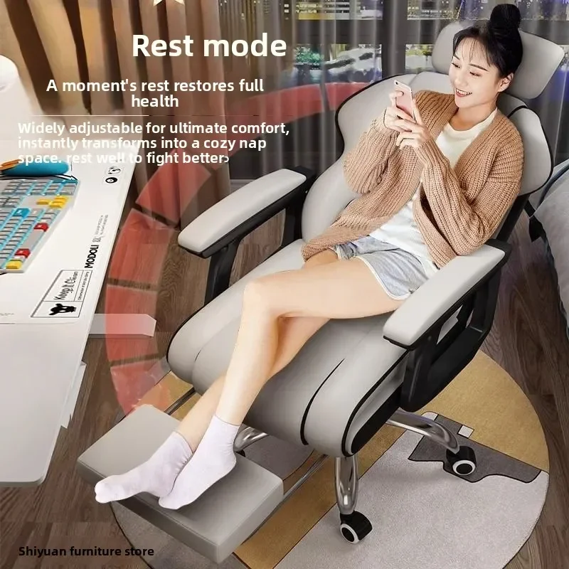 Back Back Support Long Sitting Computer Desk Chair for Study Dormitory Ergonomic Office Gaming Chair for Home Use Comfortable - Aliexpress Deal
