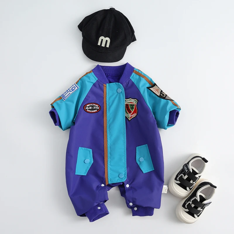 2025年新作ベビー服 男の子 春秋 おしゃれ ワンピーススーツ 暖かい長袖Tシャツ 綿 カジュアル スタイリッシュ 子供服