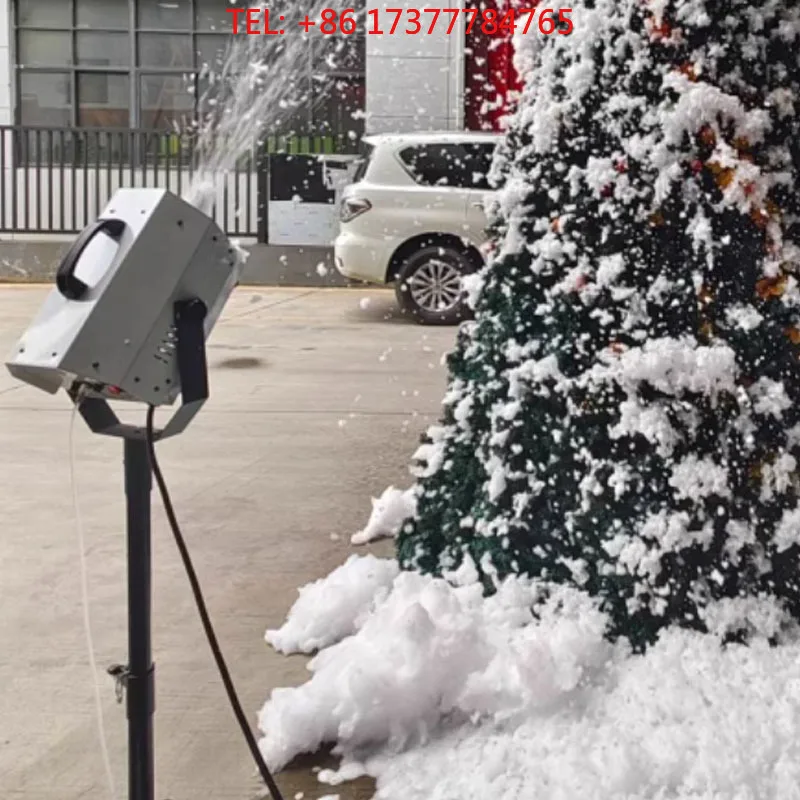 Snowflake hine 1200 W Snow hine Small Snowflake Jet For Stage Event Indoor Outdoor Wedding Party