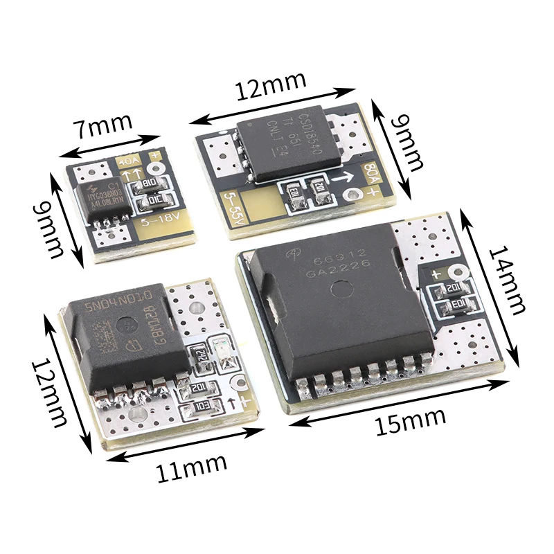 20A 50A 100A 40A 200A 300A High Power MOS Trigger Switch Driver Module Field Effect Tube PWM Regulation Electronic Control Panel