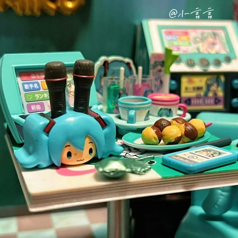 オリジナルリーメント初音ミクミクカラオケブラインドボックス子供グッズモデル装飾品おもちゃギフトシーンおもちゃ誕生日ギフト