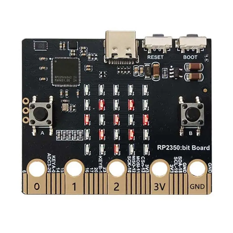 AY14 -For Raspberry Pi Pico 2 RP2350 Bit Board Programming Development Board Compatible With BBC Micro-Bit