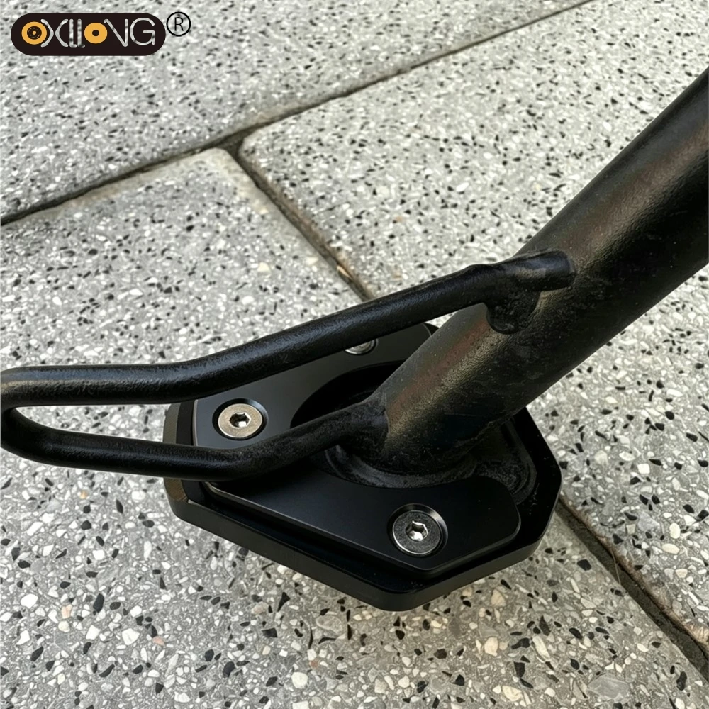 Motorcycle Side Stand Kickstand Enlarger Plate Extension Pad For CFMOTO 675NK 675SR 675SS 675SR-R CF 675 NK SR SS SRR 2024-2026