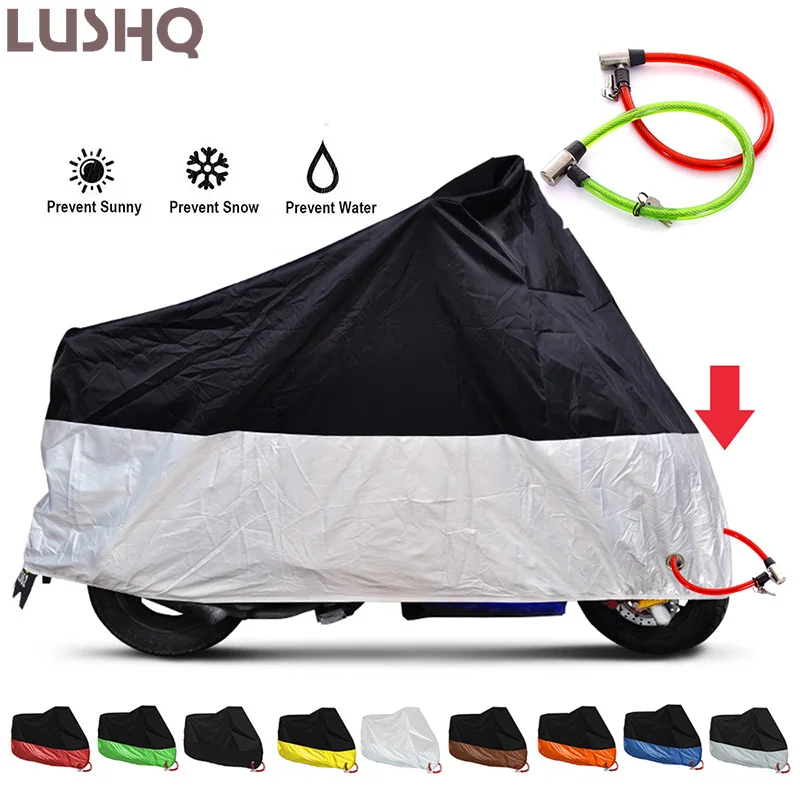 

Motorcycle Covers UV Anti Rain Waterproof Outdoor Motocross Cover Winter For Bache Moto Protection Housse For HONDA Shadow