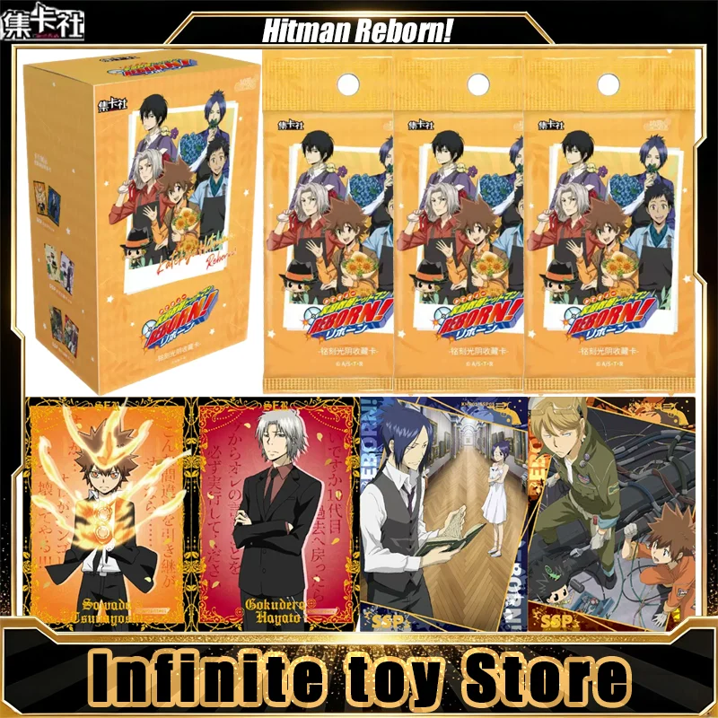 

Card.Fun Hitman Reborn Card Engraved Time Genuine Anime Trading Cards Mystery Box Set Board Game Toy Birthday Gifts for Boy Girl