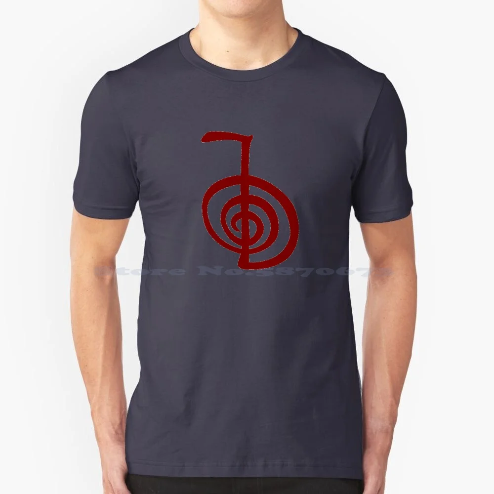 The Power Symbol , Cho Ku Rei. T Shirt 100% Cotton Tee Energy Reiki Symbol Hippie Enlighten Mediation Aliens Mind Soul Yoga