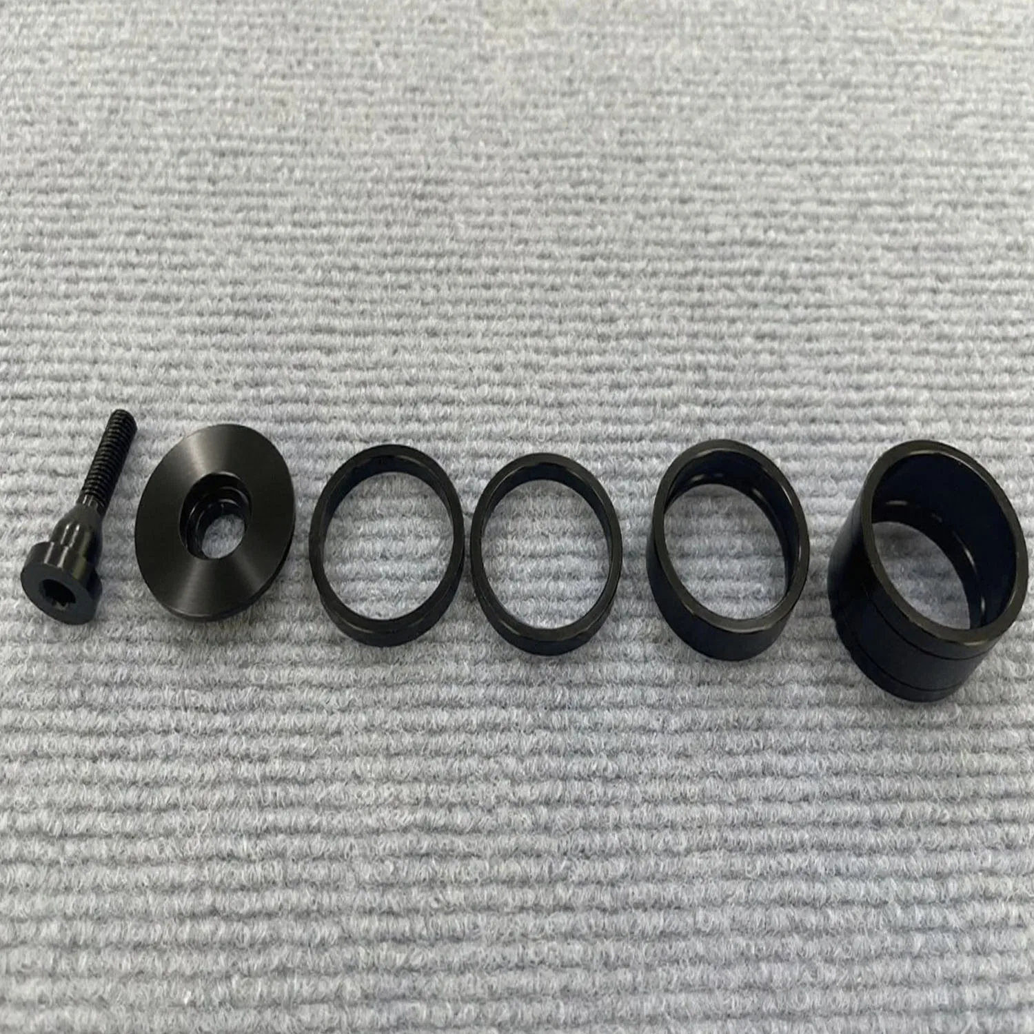 

Headset Top Cap bolts Grommet Alloy Aluminum Made CNC colorful bike parts for 1 1/8" fork steer