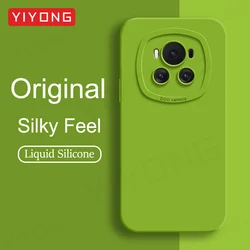 For Magic6 Pro Case YIYONG Square Liquid Silicone Soft Cover For Huawei Honor Magic 8 7 6 5 Pro Magic7 Magic8 Lite Phone Cases