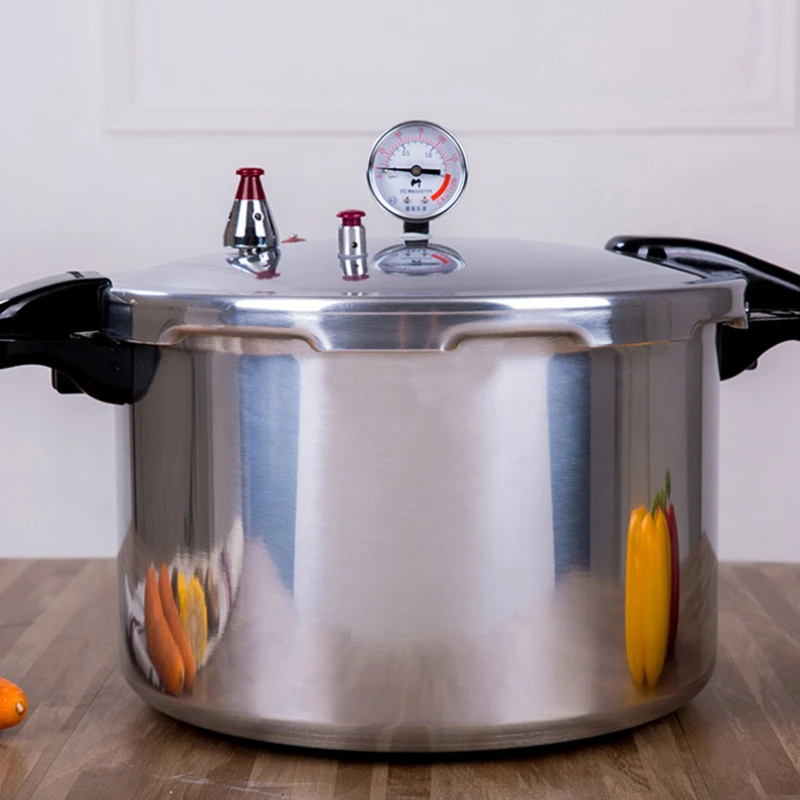 

Pressure Cooker Commercial Explosion-proof Soup Pot Stew Pot Distiller Kitchen Cookware Cooking Tool Gas Stove Cooker Steamer