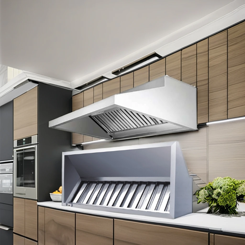 مطبخ عالي التحمل من الفولاذ المقاوم للصدأ لمصفاة زيت الفندق ومروحة عادم طريقة تسخين الوقود لغطاء الطباخ