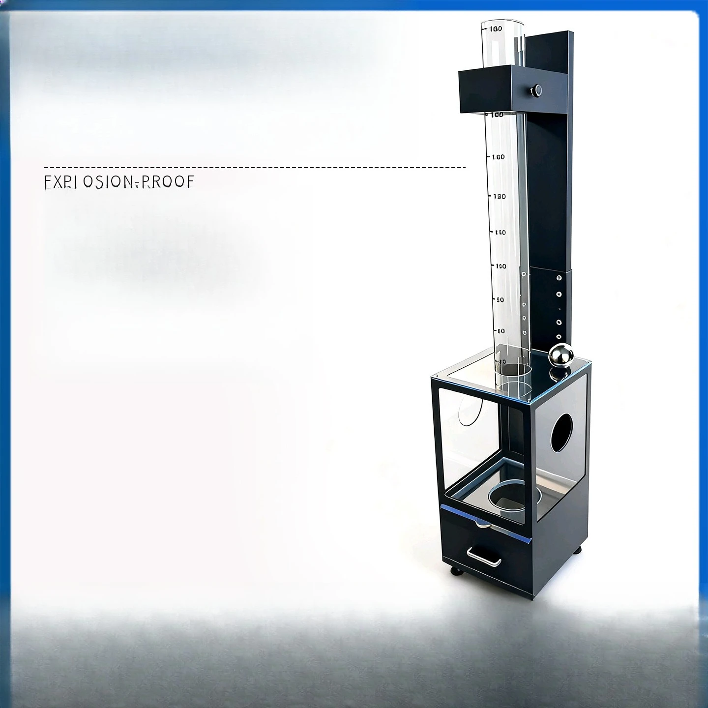 test explosion-proof iron ball throwing collision testing device film smashing demonstration safety