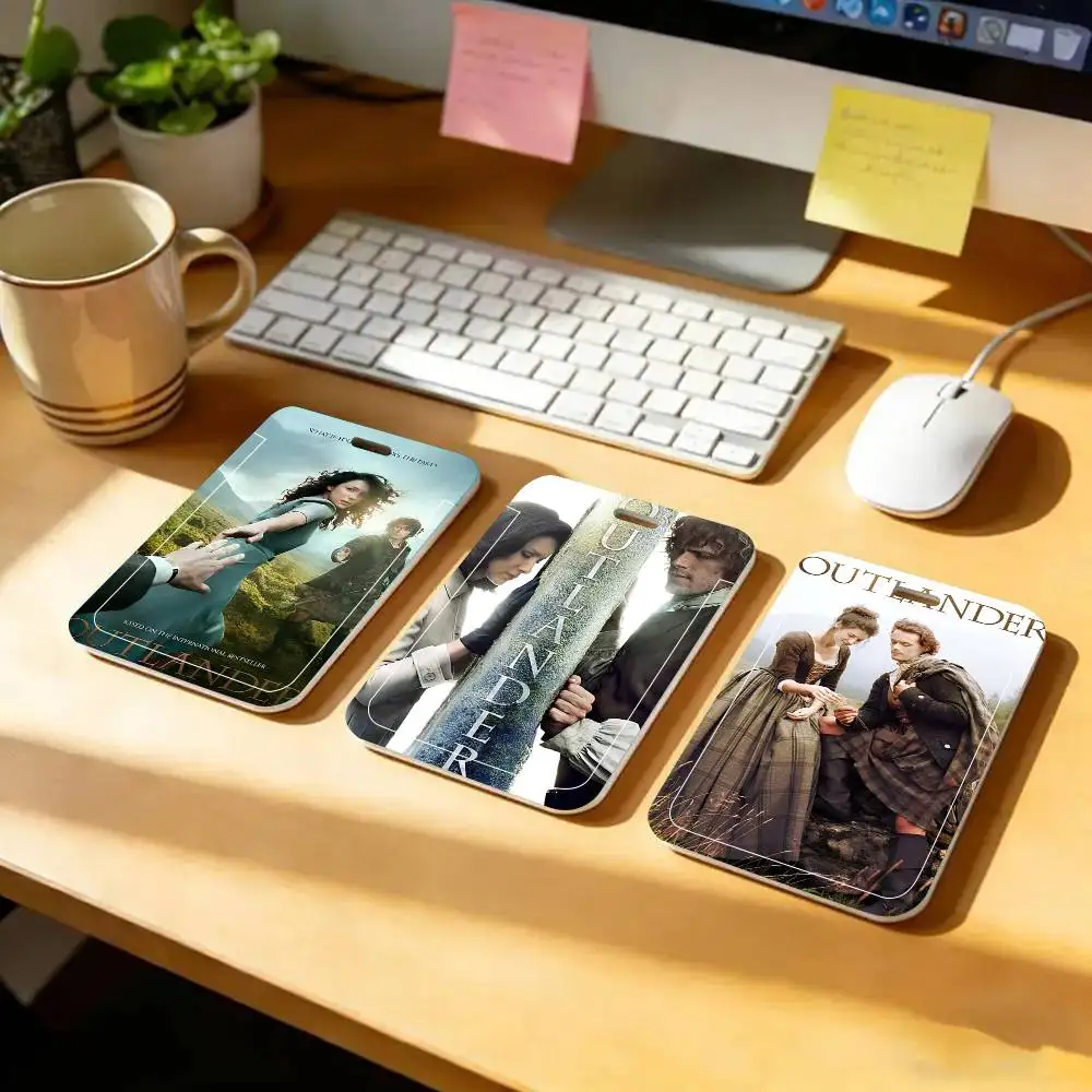 1pc O-outlander Tv Series ID Card Sleeve School Card Access ID Card Bus Meal Card Protective Sleeve Easy Push view 3
