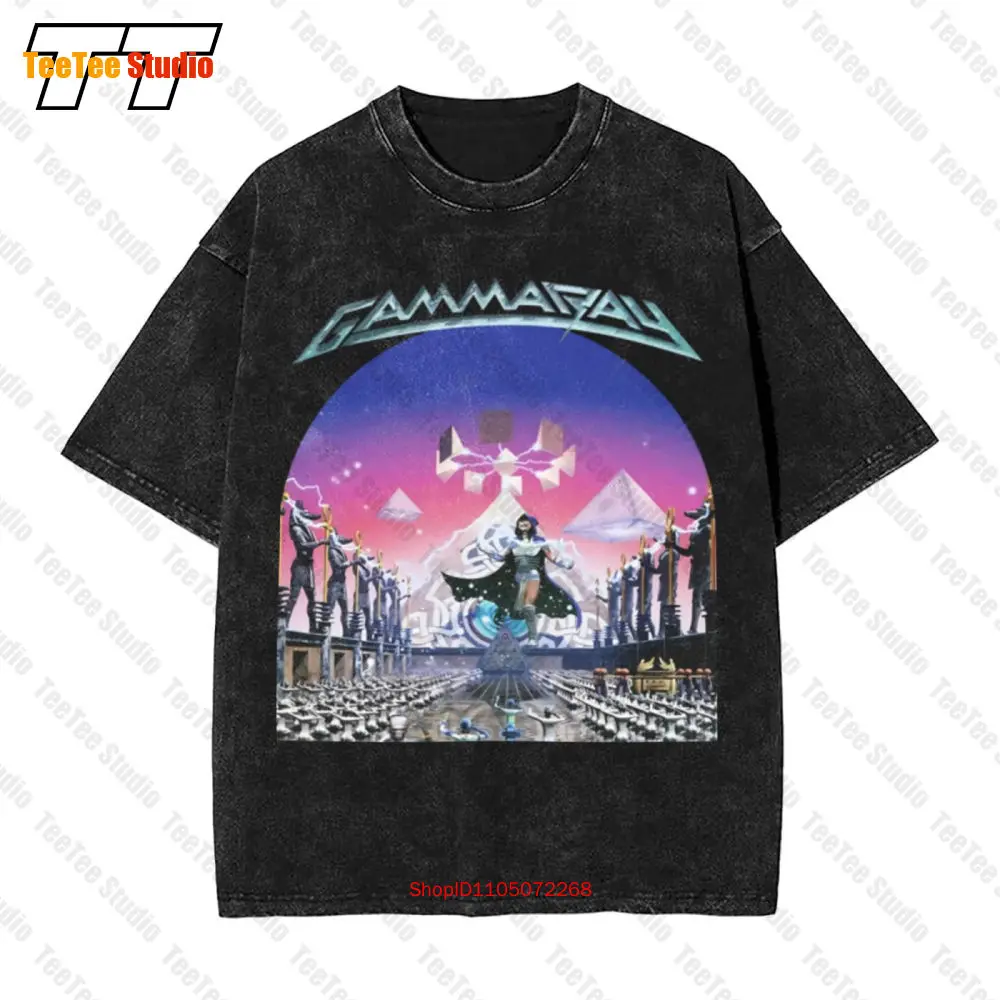 Gamma Ray Vintage Vintage Oversized T-Shirt Powerplant Tour 1999 Anywhere In The Galaxy Size M QU01