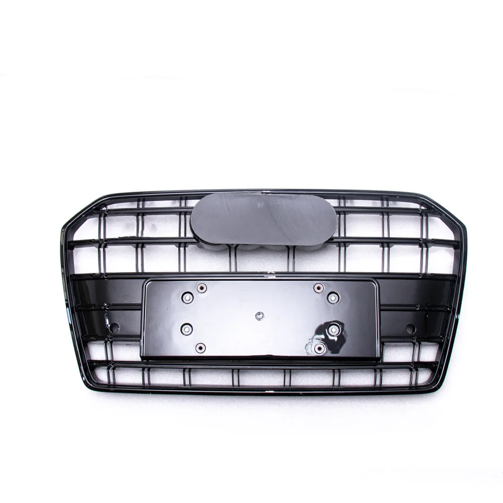 China Wholesale Automotive Parts front bumper grille Upgrade Refit auto parts car grille for audis S6 2016-2018