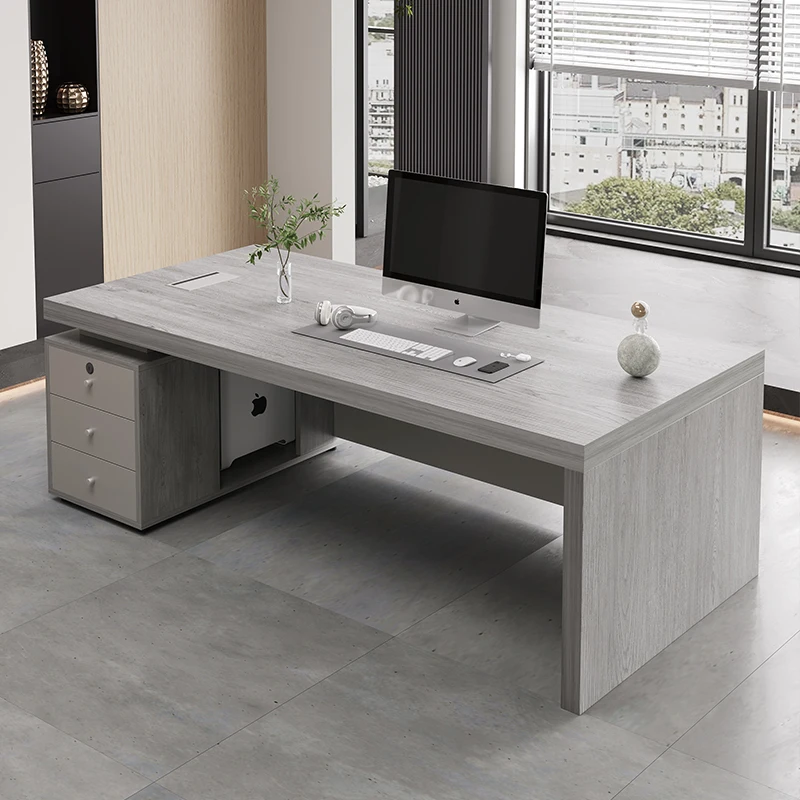 

European Office Computer Desk Simple Modern High Quality Design Office Desk Reading Storage Escritorio Oficina Desk Furnitur