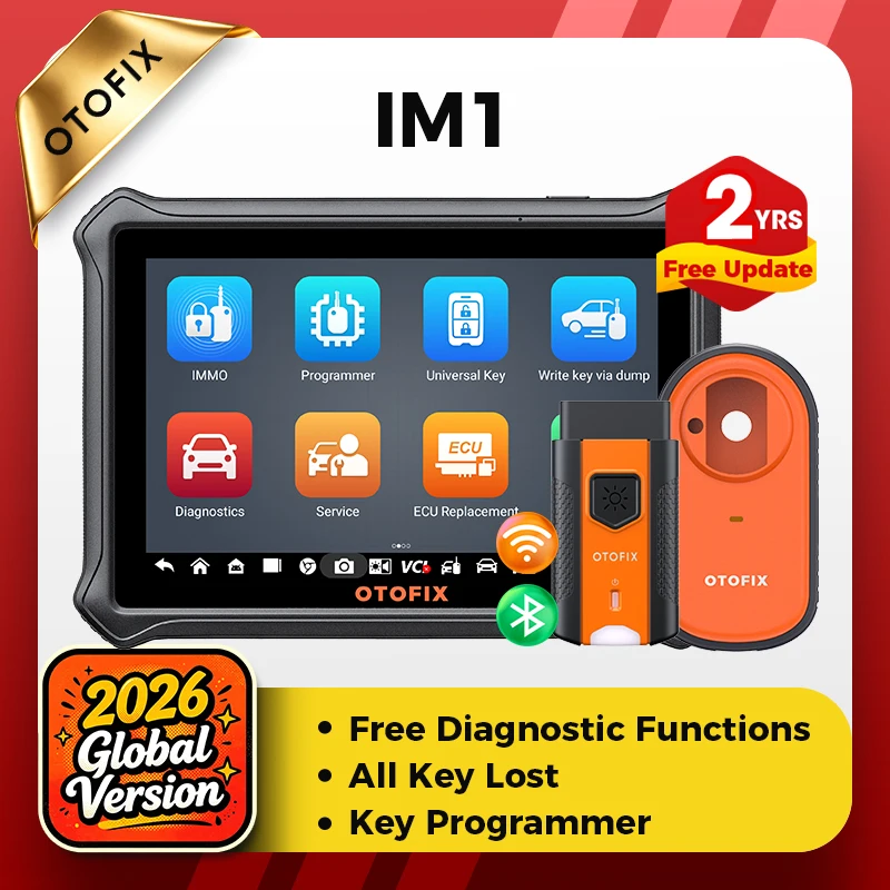 OTOFIX IM1 Auto Key Programmer Professional IMMO Tool All Keys Lost Key Programming Tool OBD2 Scanner Full System Diagnostic