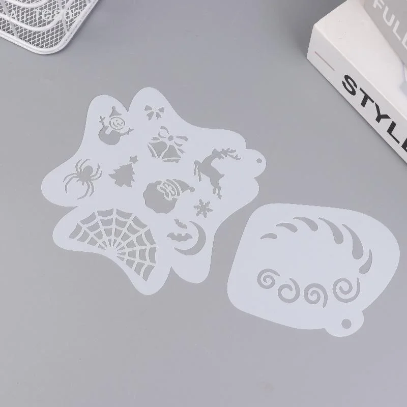 

Professional Face Paint Stencils for Body Art Reusable Templates Easy to Use for Adults And Kids Party Makeup Tools