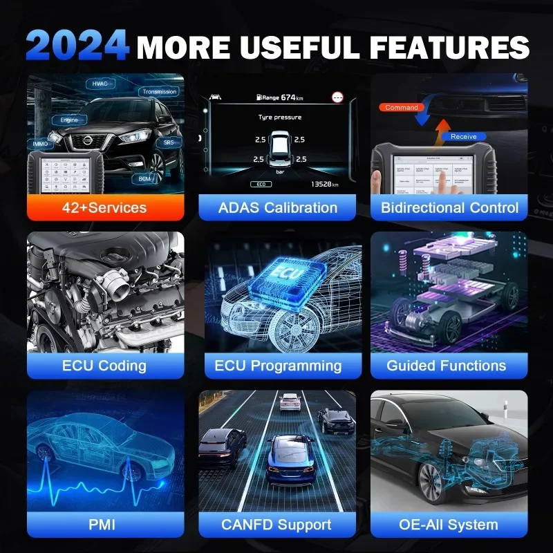 Fault diagnosis of car detector A80pro English version overseas version key matching programming
