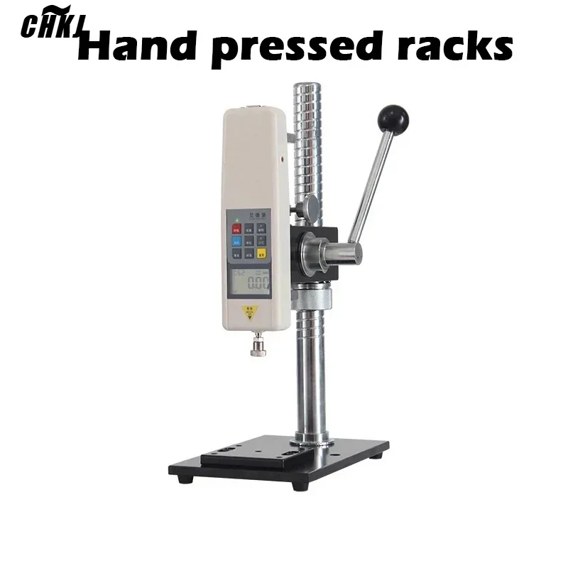 CHKJ Tensile Pressure Testing Machine Digital Display Push-pull Gauge 500N 70MM Travel Force Gauge Test Bench