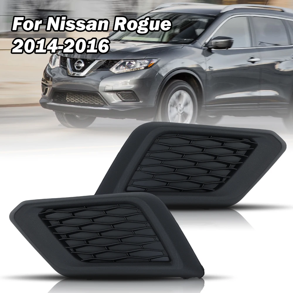 

Fog Light Cover For Nissan Rogue 2014 2015 2016 Foglights Covers Frame Headlights Grille Grill Car Accessories Parts