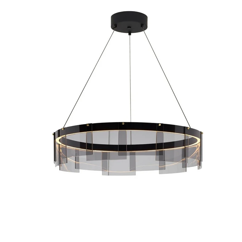 

Modern living room chandelier glass bedroom lighting