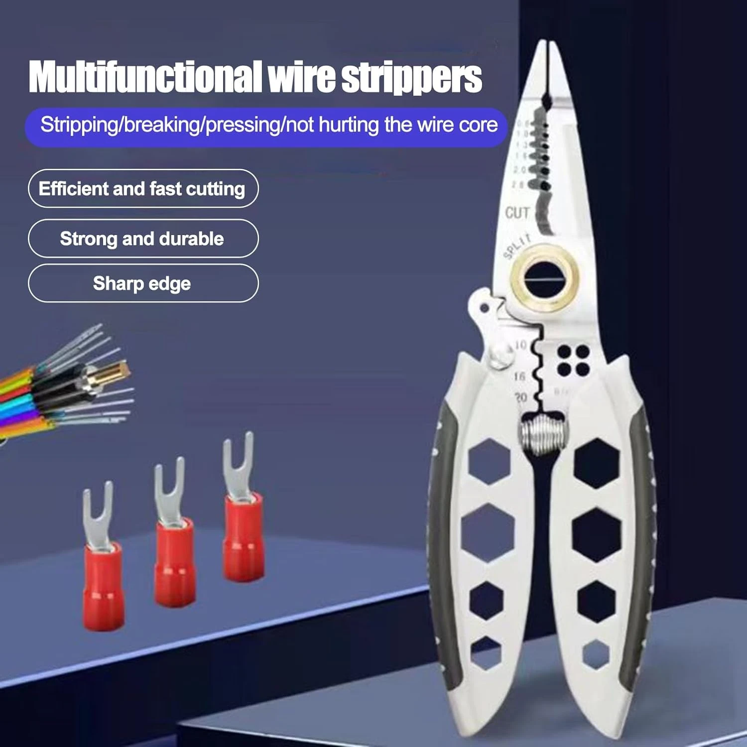 Versatile, efficient high-density silver wire stripper and crimping tool - The perfect, reliable must-have for any wiring projec