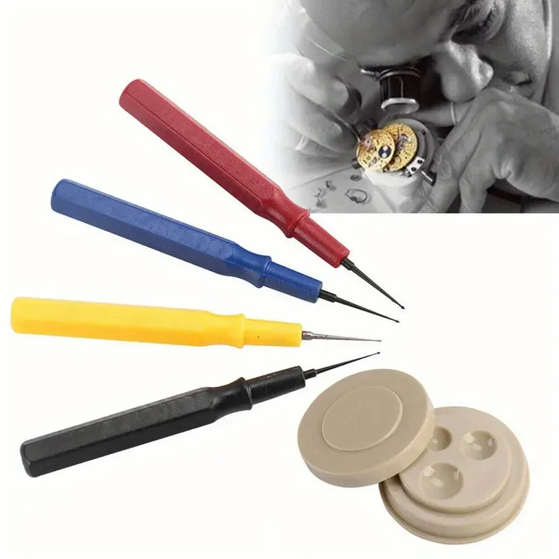 4-in-1 Set  Watch Lubricant Oiler Oil Pin Pen Watch Part Lubricating Applying Repair Maintenance Tool Lubricant Applicator