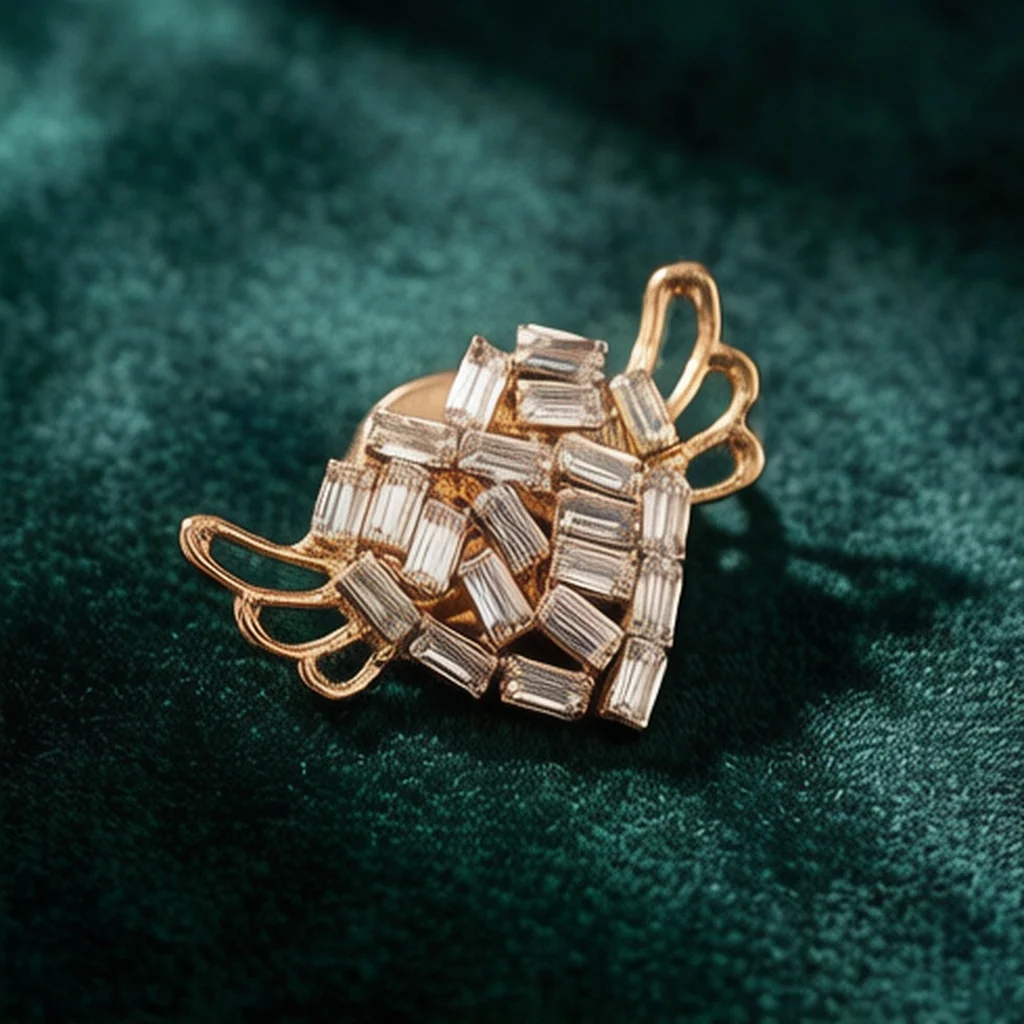 New and Unique Dating Badge Brooch, Stylish Brooch, Simple C