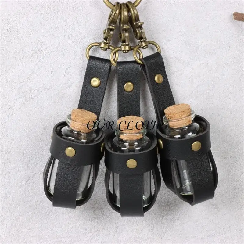 Potion Bottle Potions Potions Porte-verre avec bouchons liège harnais en Y1ac