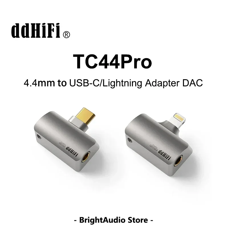 DD ddHiFi TC44Pro The 3rd Gen 4.4mm Balanced to USB C Lightning Adapter DAC Dongle Dual CS43198 CS43131 DSD256 PCM384 Hidizs 