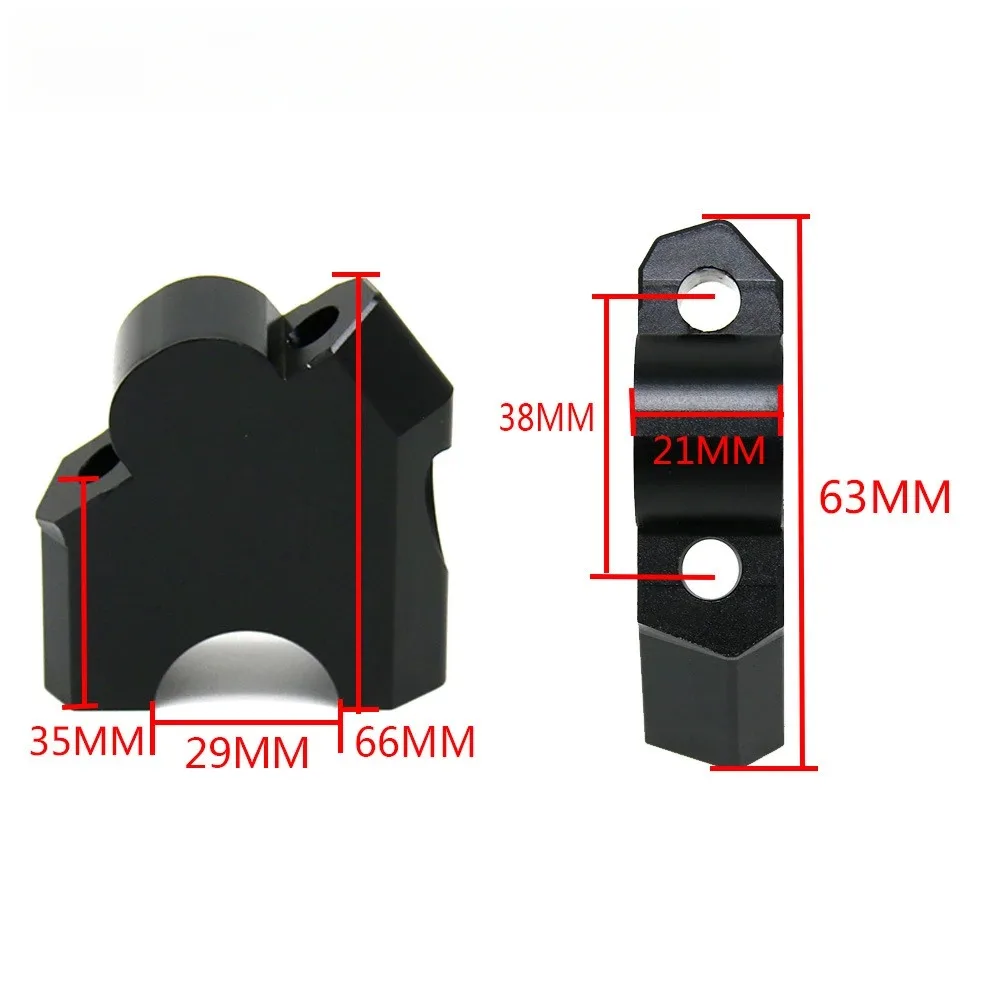 

For Honda CRF1000L CRF 1000 L Africa Twin DCT 2016-2020 Motorcycle CNC Handlebar Riser Up Back Higher Extend Adapter Bracket Kit