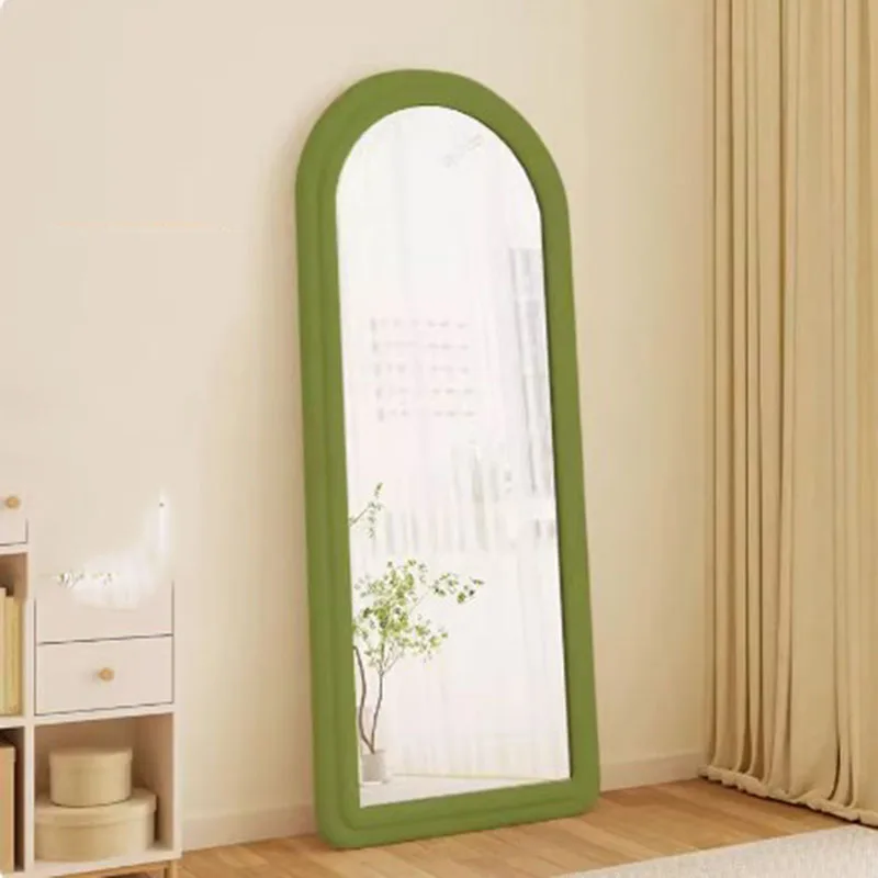 Big Size Frame Mirror Full Green Funky Full Length Largre Mirror Standing Arch Espejos Decorativos De Pared Home Decoration