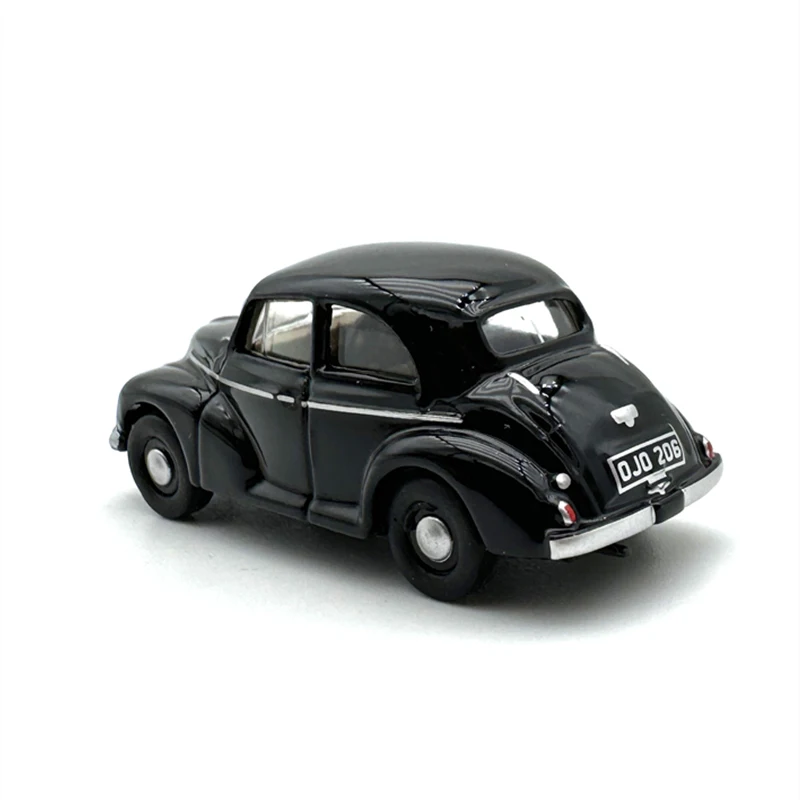 OXFORD 1:76 Scale Diecast Alloy Morris Sedan Black Toys Vintage Cars Model Classics Nostalgia Adult Souvenir Gift Static Display