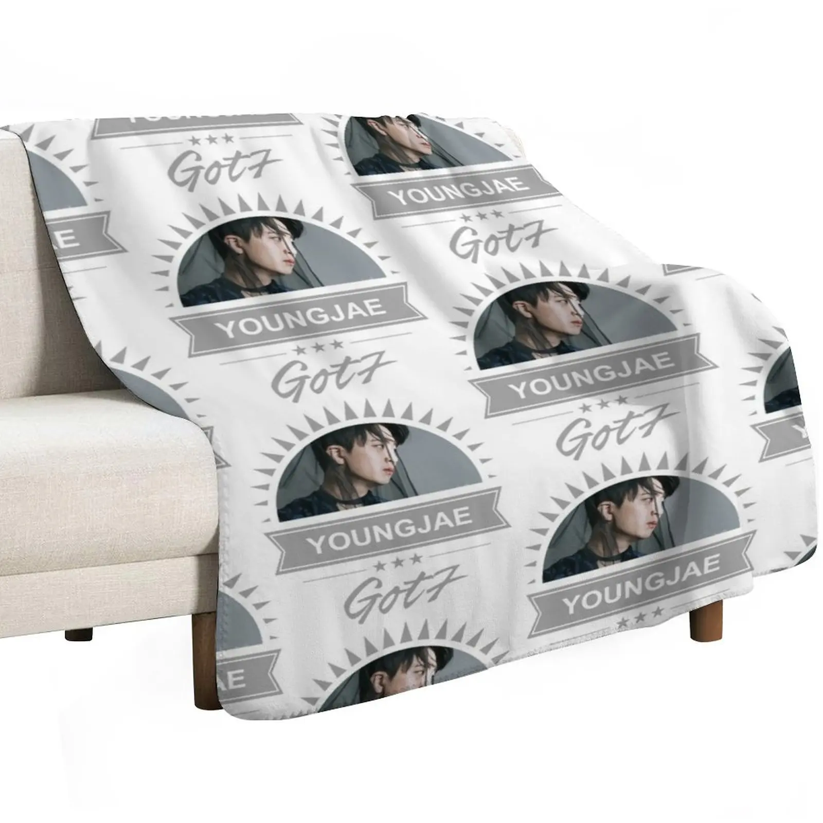 

GOT7 - Youngjae Throw Blanket Thermal Bed Thins Blankets