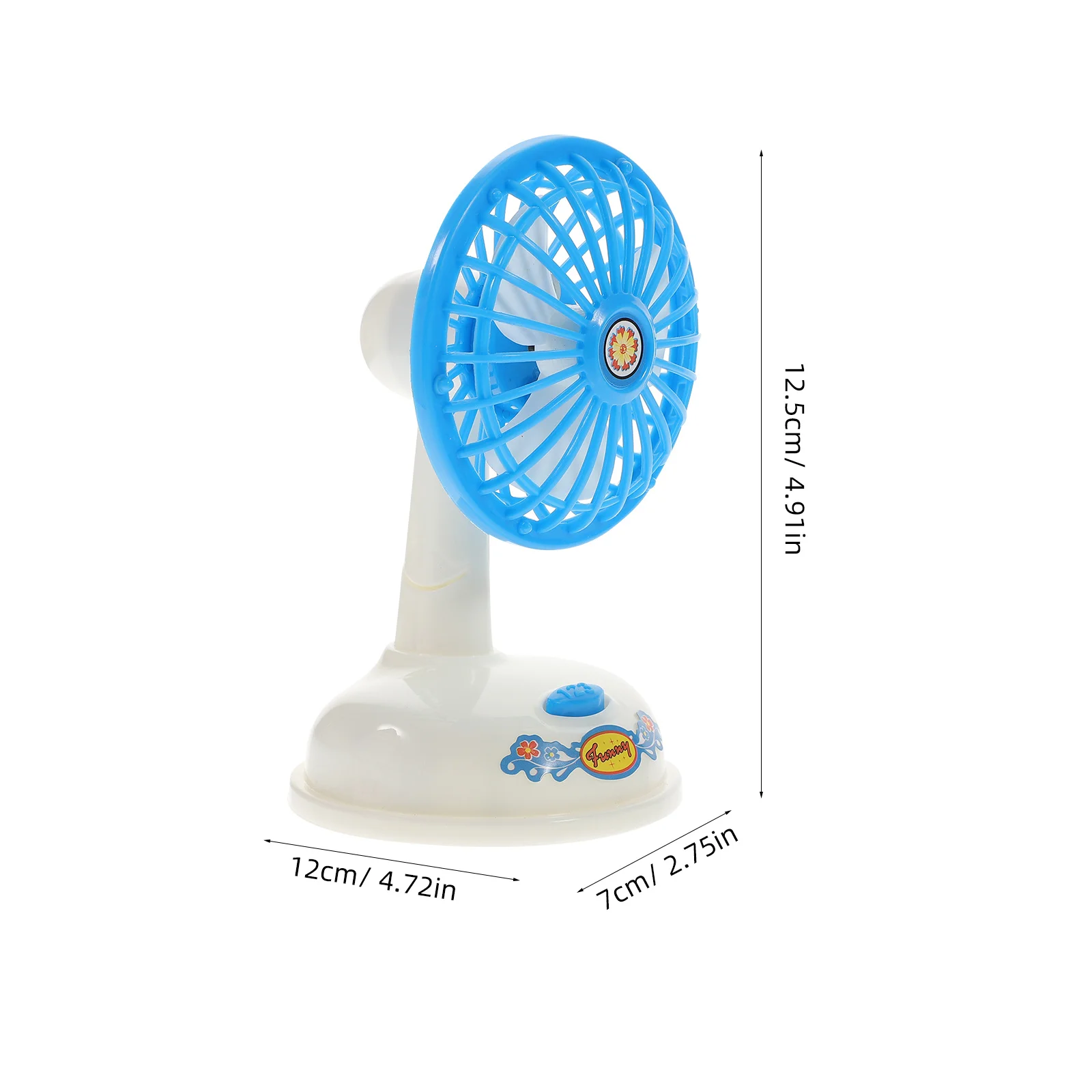 พัดลมไฟฟ้าจำลองขนาดเล็ก 1 ชิ้น สำหรับเด็ก เสริมสร้างจินตนาการ การเรียนรู้ บทบาทสมมติ ของเล่นเครื่องใช้ไฟฟ้าในบ้าน ชุดเล่นบทบาทสมมติ
