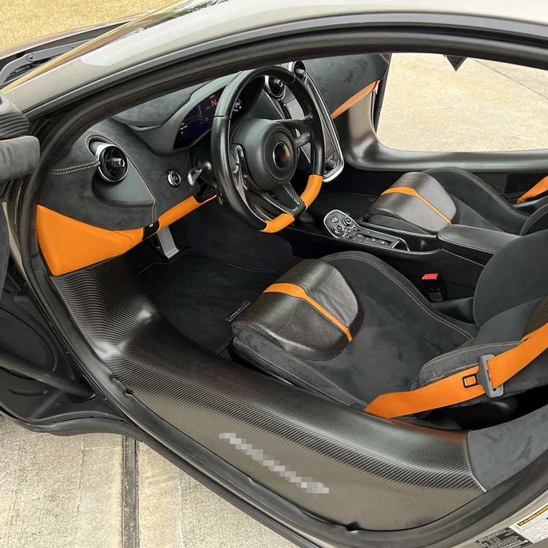 Car Door Sills For Mclaren 570S 540C 570GT 600LT OEM Style Dry Carbon Fiber Inner Door Sill Door Panel Door Panel Body Kit