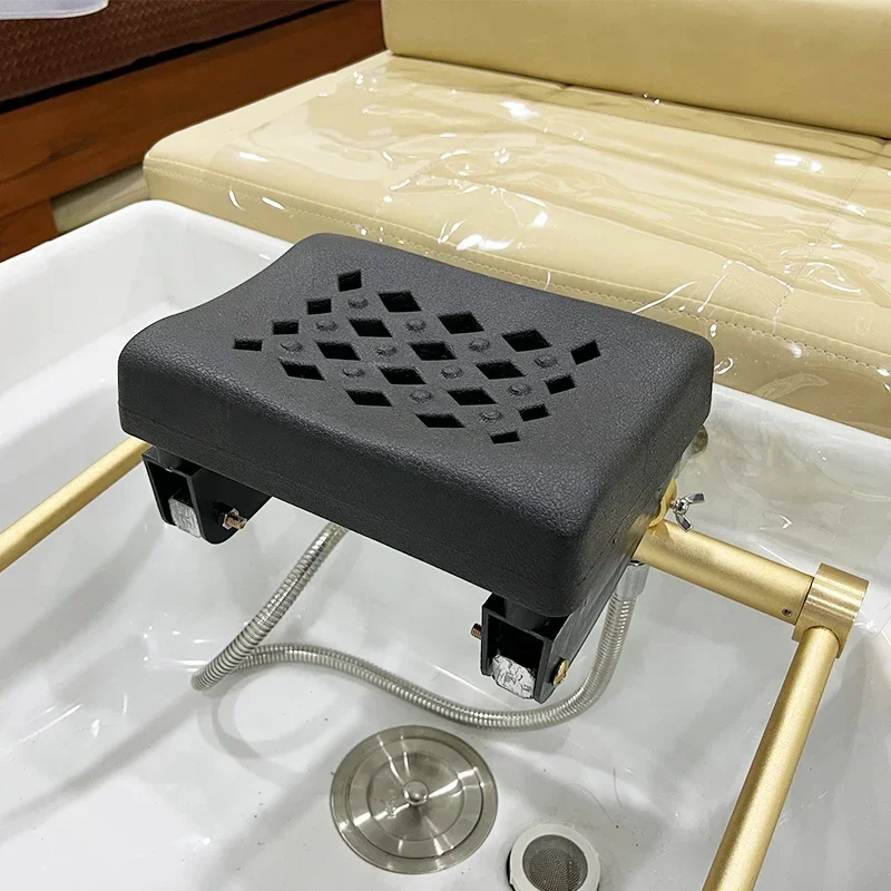 

06Hair Salon Thai Shampoo Bed Pillow Pad Head Therapy Flush Bed cuscino in pelle Hair Bed Flat