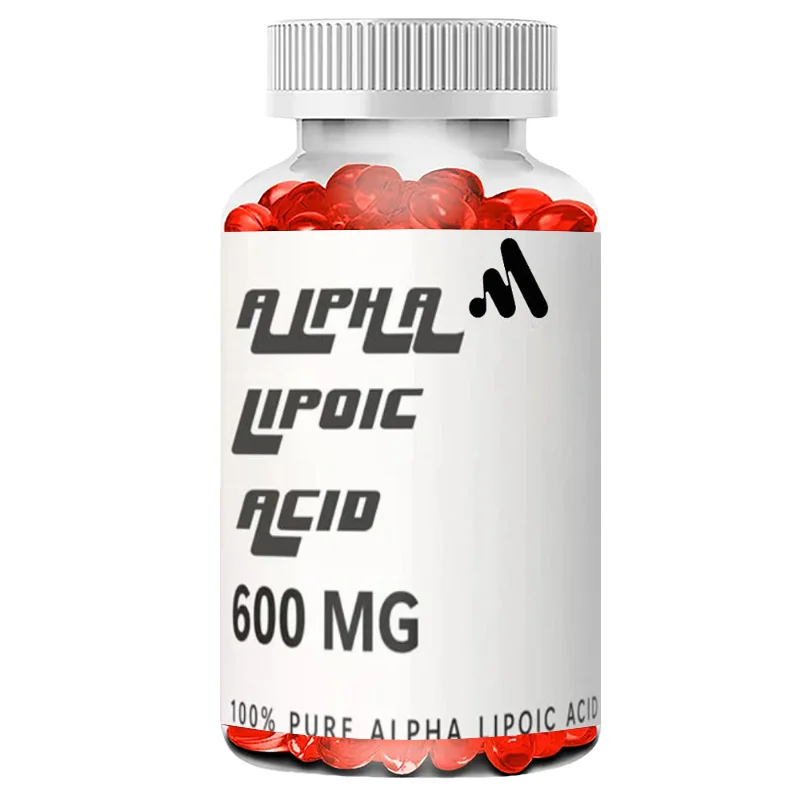 Alpha Lipoic Acid Supplement, 600mg Per Serving, 60 Vegetarian Capsules, Vegetarian, Non GMO, Gluten Free