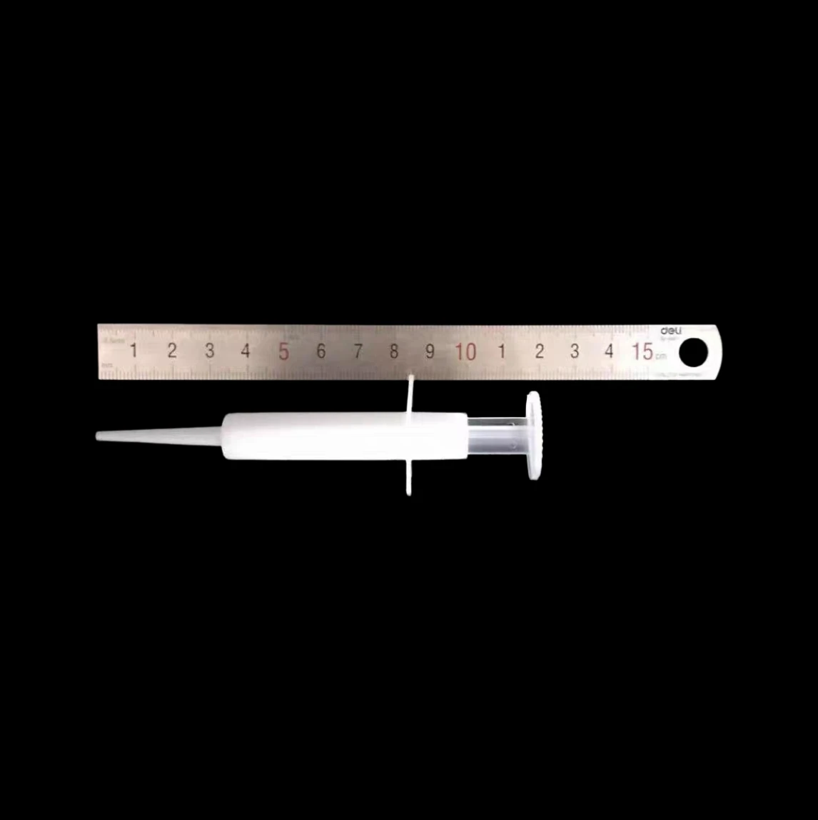 50PCS Dental Impression Syringe Disposable Sterile Long Tip Leak‑Proof Nozzle for Silicone Rubber Impression Material Dental Cli