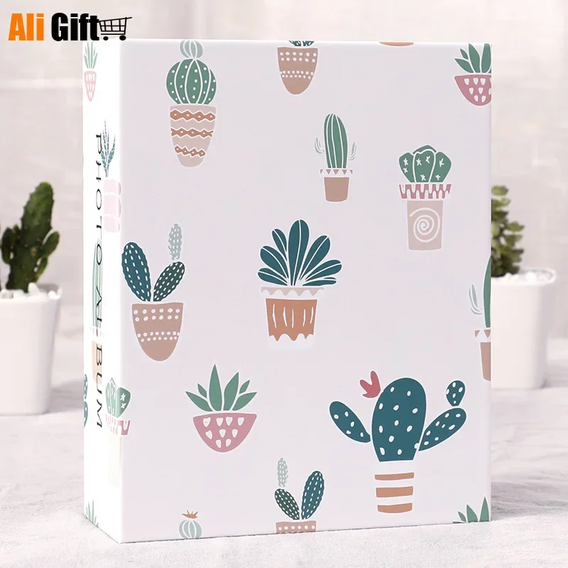 Photo Album Frame for Kids, Scrapbooking Picture Case, Photo Album, Storage, Children Gift, 6 Inch, 100 Pockets