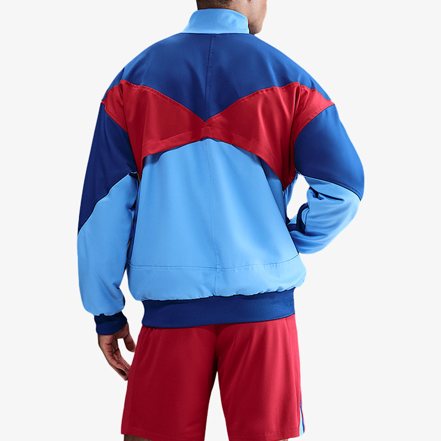 Nike Authentic Winter Style Men's Stand Collar Patchwork Football Jacket FZ3958-412