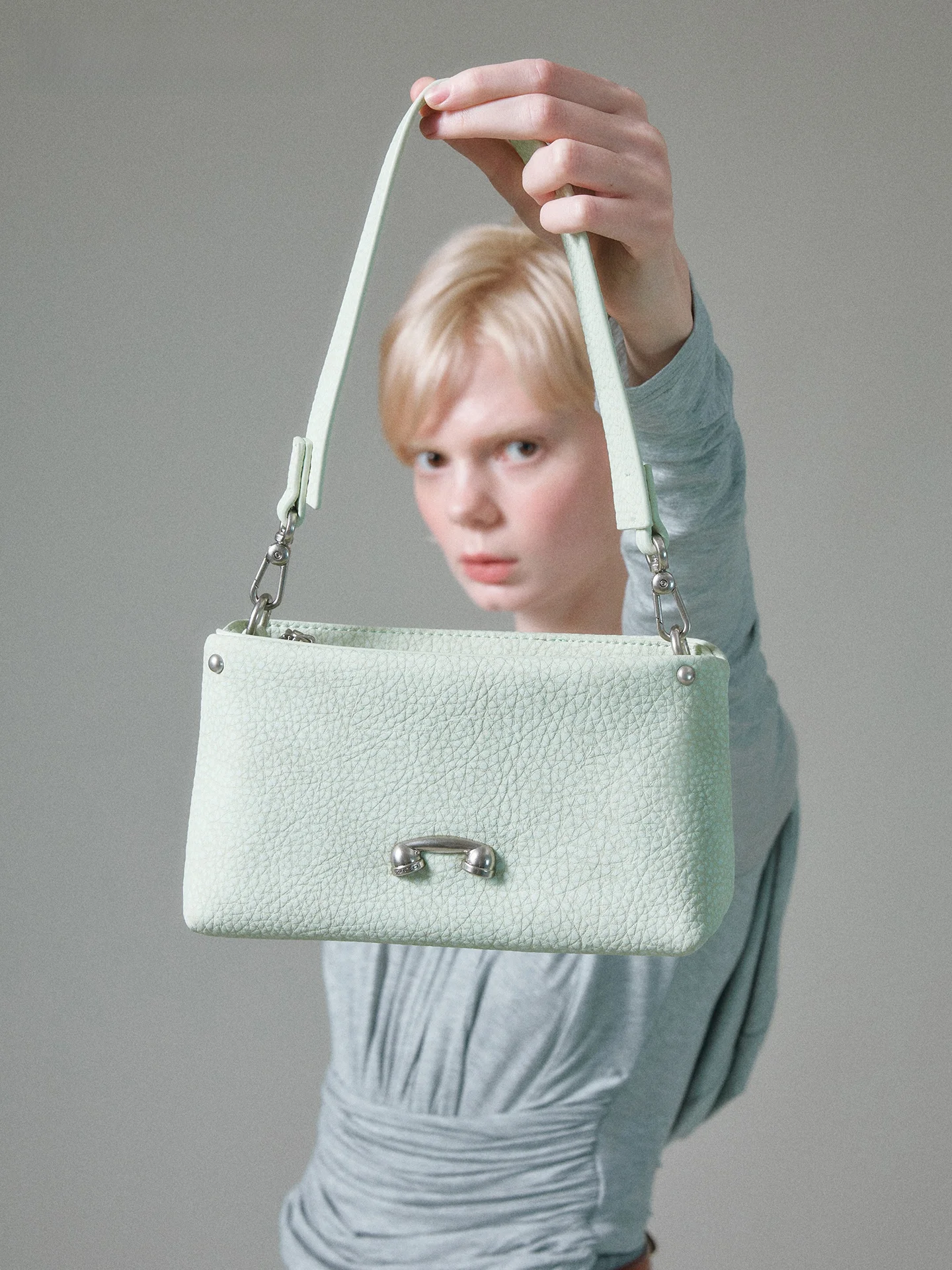 

Mint Green Underarm Crossbody Bag for Women JACD 2026 New Summer Single Shoulder Satchel Handbag Original Design Detachable S...