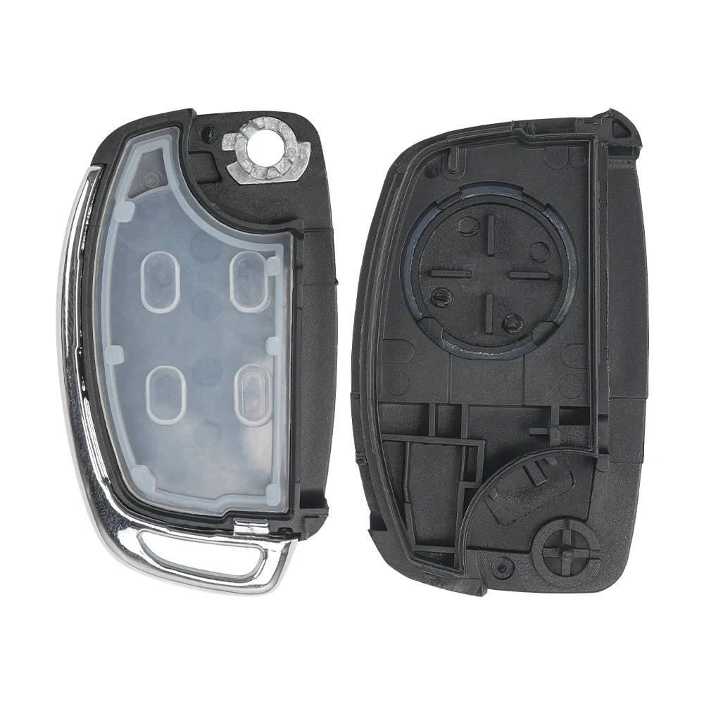 Zz New 3/4 Button Remote Car Key Case For Hyundai HB20 IX35 I45 SANTA FE Accent I40 I20 HY15/HY20/TOY40 Blade Fob Shell