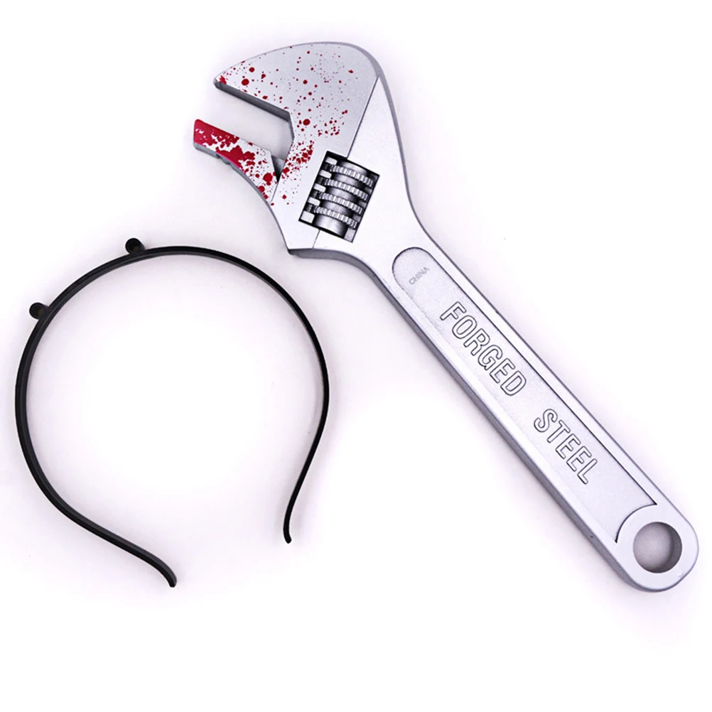 

2 шт., украшения для повязки на голову, один размер, подходит для большинства реалистичных дизайнов крови, реквизит для вечеринки в честь Хэллоуина, хитрый инструмент, розыгрыш через голову