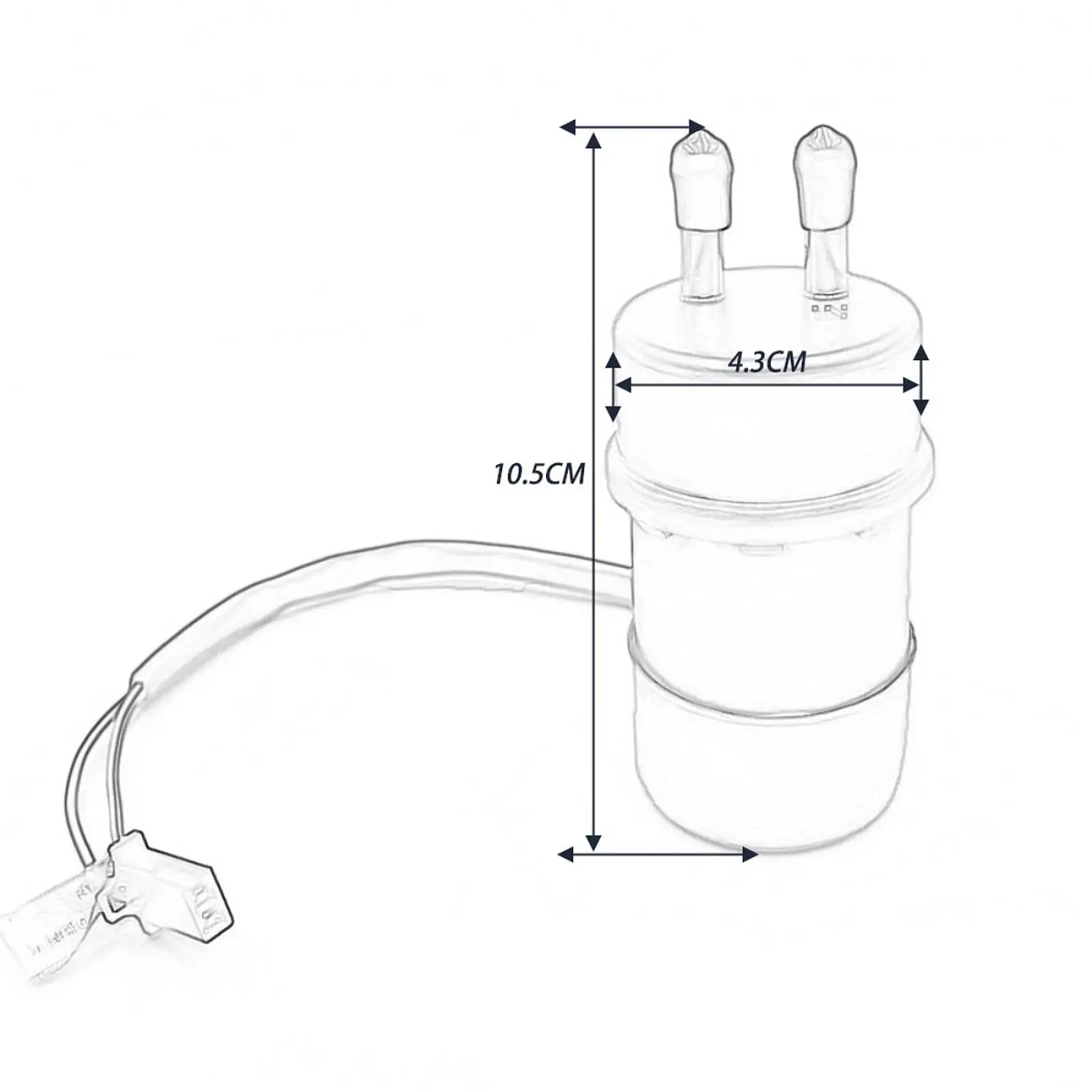 Motorcycle Fuel Pump Accessories Premium High Performance 3LN-13907-00 for Xvs1100 ( Custom) 1999-2002 - view 6