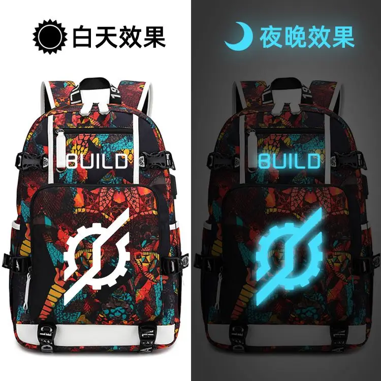 

Kamen Rider School Bag Backpack Children's Backpack Shoulders Outdoor Bag Beautiful Fashion Accessories Cartoon School Bag